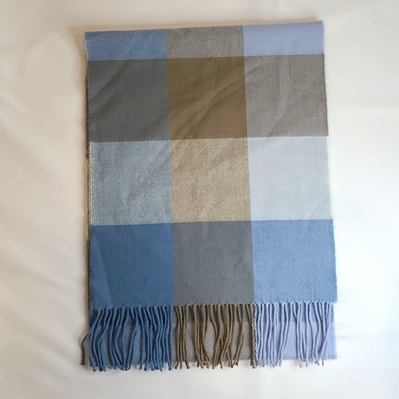 Eden 100% Cashmere Pure Deluxe Plaid Scarf, NWOT Winter - Picture 1 of 5